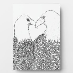 PLAQUE PHOTO EAGLES HARRIET + M15 ACCUEIL SECOND AMOUR NATURE