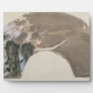 Plaque Photo Edgar Degas Esquisse pour ventilateur, c.1879