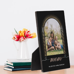 Plaque Photo Elégant Nous Vous Aimons Maman Personnalisé Person