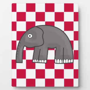 Plaque Photo éléphant
