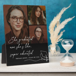 Plaque Photo Elle A Diplômé Un Diplôme De Photo Super Educated