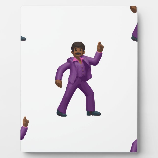 Plaque Photo Emoji Dancing Man (Devant)
