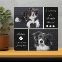 En mémoire Chien Photo Memorial Keepsaké