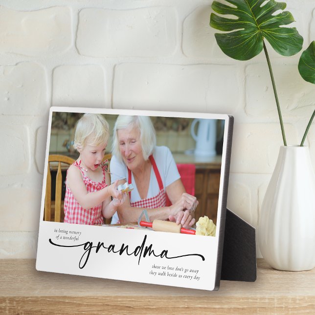 Plaque Photo En souvenir affectueux d'un magnifique hommage à g (Créateur téléchargé)