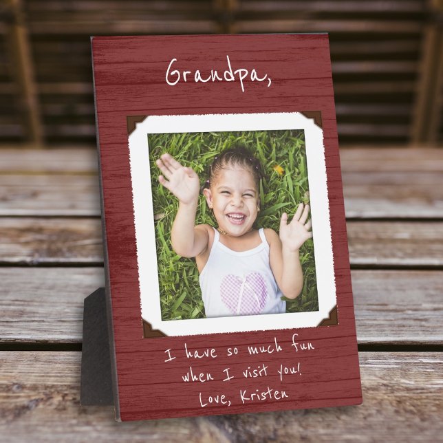 Plaque photo encadrée pour grand-mère / grand-père (Créateur téléchargé)