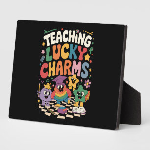 Plaque Photo Enseigner Lucky Charms Enseignant St Patrick's Day