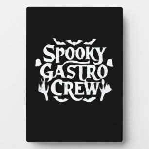 Plaque Photo Équipe gastro spooky Infirmière gastro Halloween c