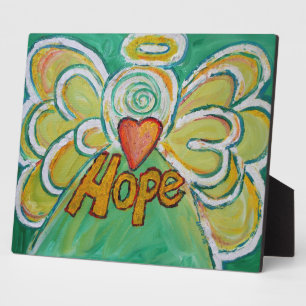 Plaque Photo Espérons Inspirationnelle Peinture Angel Poème Pla