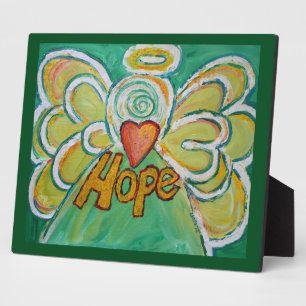 Plaque Photo Espérons Inspirationnelle Peinture Angel Poème Pla