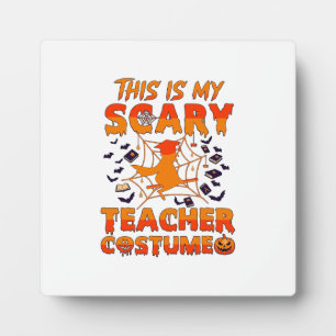 Plaque Photo Est Costume d'enseignant effrayant Halloween Sorci