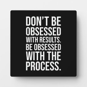 Plaque Photo Être Observé Avec Le Processus - Motivationnel
