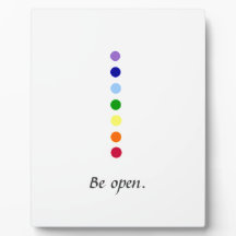 Être ouvert - Design Chakra simple