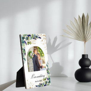 Plaque Photo Eucalyptus verdure or parties scintillant photo ma