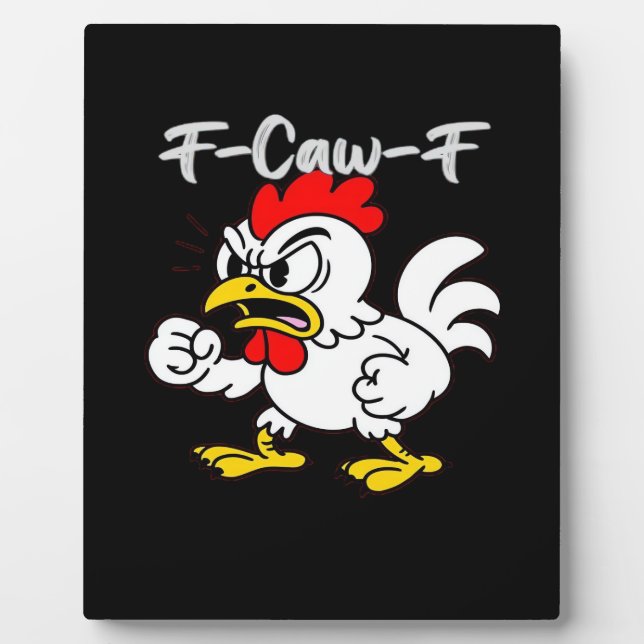 Plaque Photo F-Caw-F Classique Créatif Décontracté (Devant)