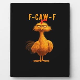 Plaque Photo F-Caw-F Poulet Essentiel Art Branché