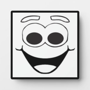 PLAQUE PHOTO FACE HEUREUSE