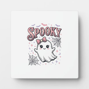 Plaque Photo Fantôme Mignon Effrayant Design de Chemise Hallowe