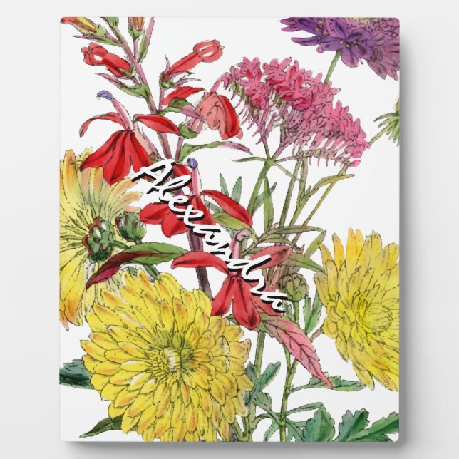 Plaque Photo Festive Sring Floral Cadfts (Devant)