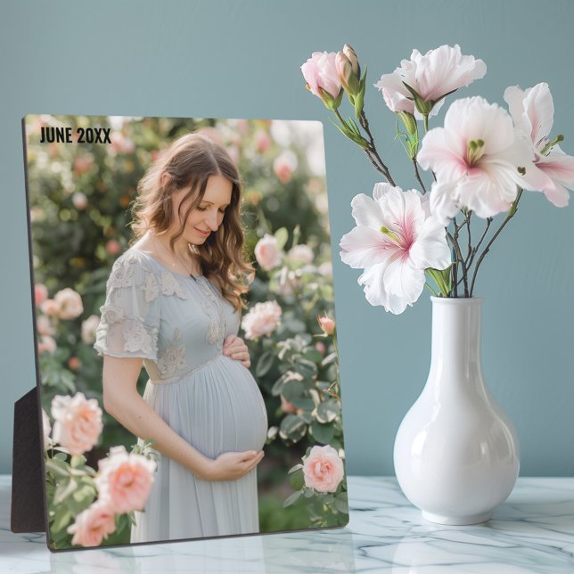 Plaque Photo Fête des Mères pour la future maman (Créateur téléchargé)