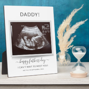 Plaque Photo Fête des pères Ultrasound Photo Grossesse Révéler