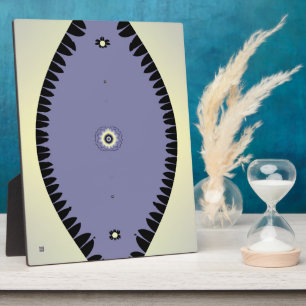 Plaque Photo Feuille violette
