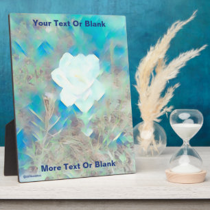 Plaque Photo Fleur Pastel