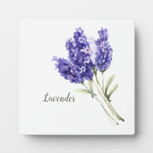 Plaque Photo Fleurs de Lavande Aquarelle