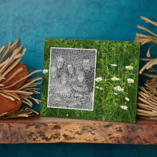 Plaque Photo Fleurs Faisy En Champ Ajoutez Votre Propre Photo