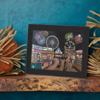 Foire de nuit peinture par Alfred Fox
