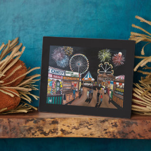 Plaque Photo Foire de nuit peinture par Alfred Fox