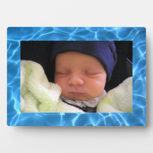 Plaque Photo Fond de piscine bleu aqua pour photo