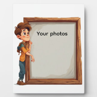 Plaque Photo Fotoframe-Design mit Jungen - Heb deinen Moment