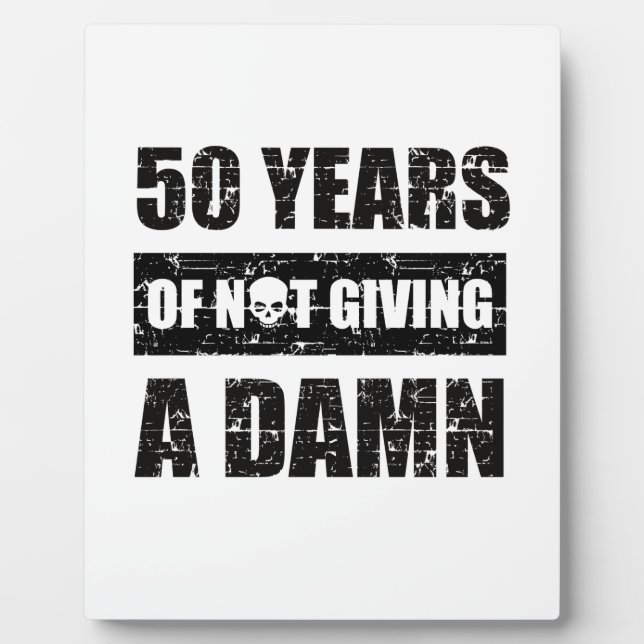 Plaque Photo Funny cadeau d'anniversaire de 50e année (Devant)