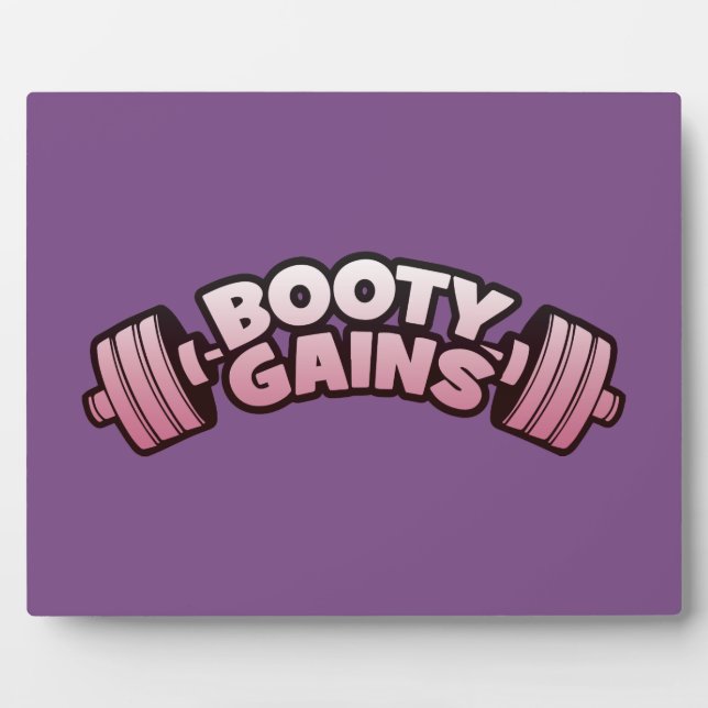 Plaque Photo Gains de bottes - Exercice de motivation pour la n (Devant)