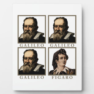Plaque Photo Galileo Figaro