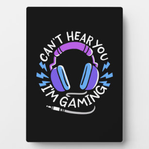 Plaque Photo Gamer Je Joue