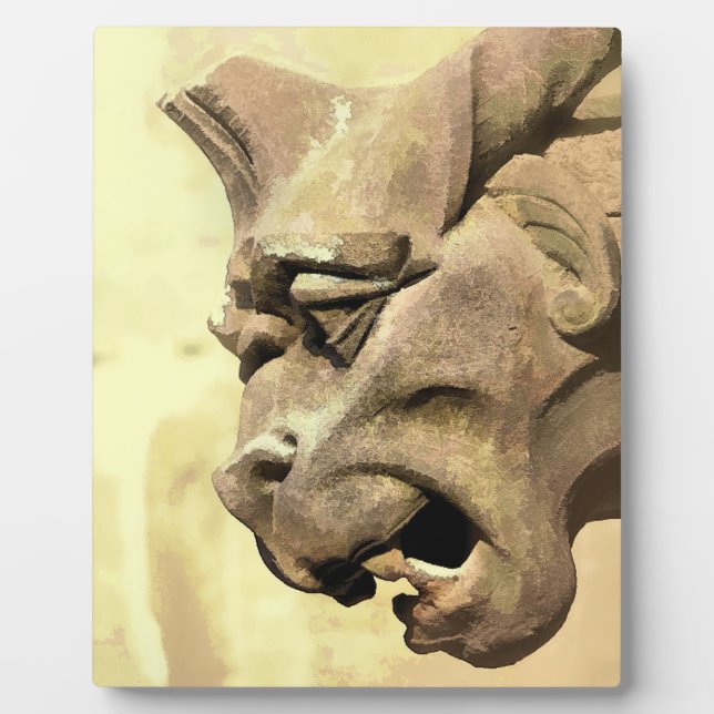 PLAQUE PHOTO GARGOYLES (Devant)