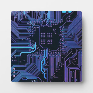 Plaque Photo Geek Sortie carte de circuit électronique Nerd PCB