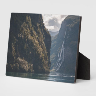 Plaque Photo Geiranger Fjord Norvège