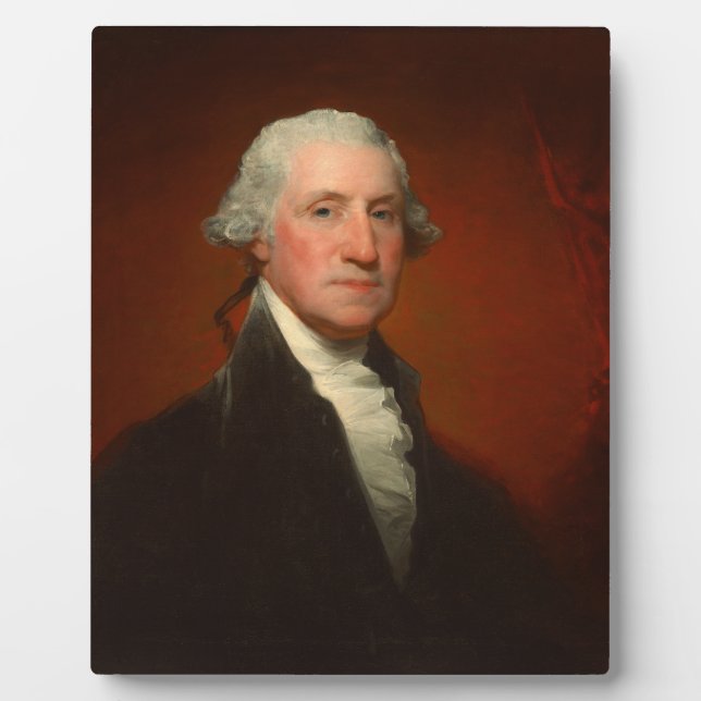 Plaque Photo George Washington Portrait (Devant)