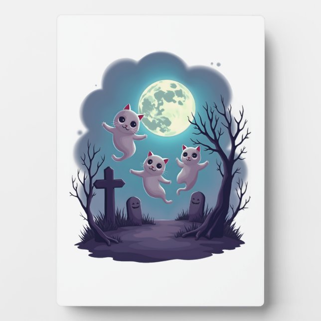 Plaque Photo Ghost Cat Parade (Devant)