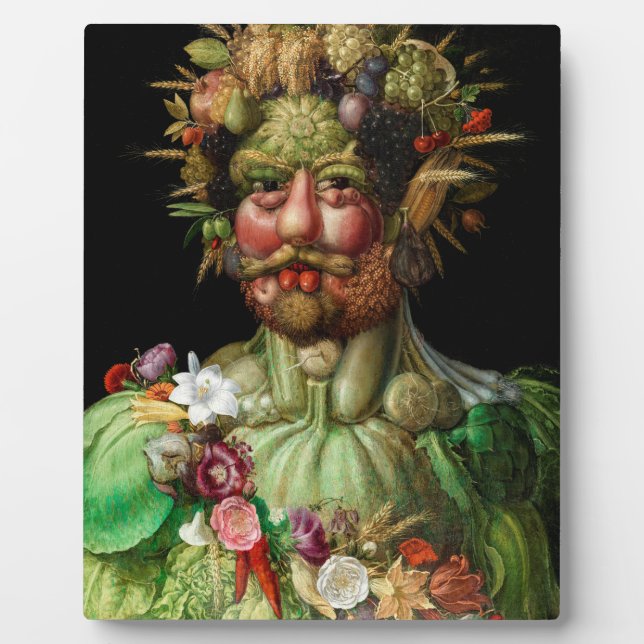 Plaque Photo Giuseppe Arcimboldo - Vertumnus (Devant)