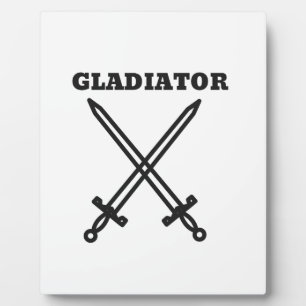Plaque Photo Gladiateur