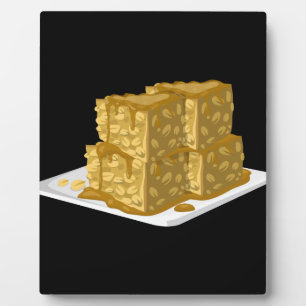 Plaque Photo Glitch Food avoine gâteau