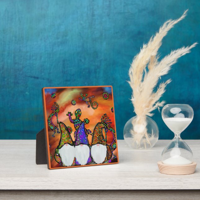 Plaque Photo Gnome Art (Insitu)