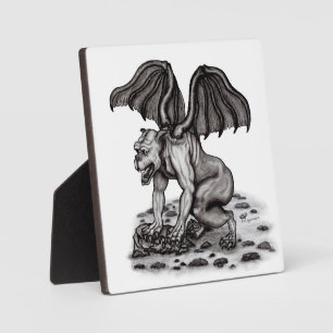 Plaque Photo Golem Gargoyle