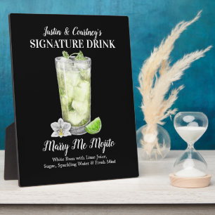 Plaque Photo Grand Mojito • PERSONNALISER ce verre de signature