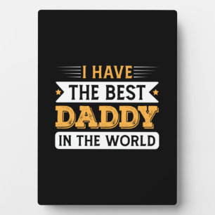 Plaque Photo Grand-père Cadeau   J'Ai Le Meilleur Papa Au Monde