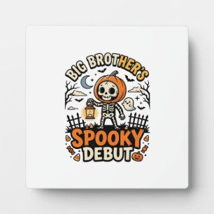 Plaque Photo Grande Frère d'Halloween Spooky Début