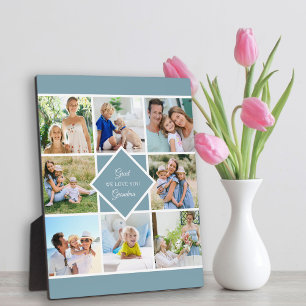Plaque Photo Grande grand-mère Nous vous aimons 8 Photo Collage